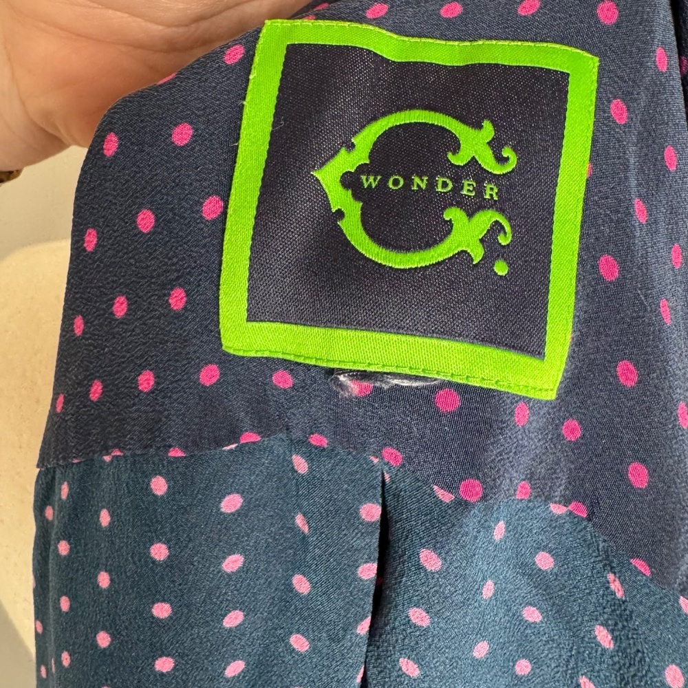 C Wonder Polka Dot Button Up Shirt - Picture 6 of 7